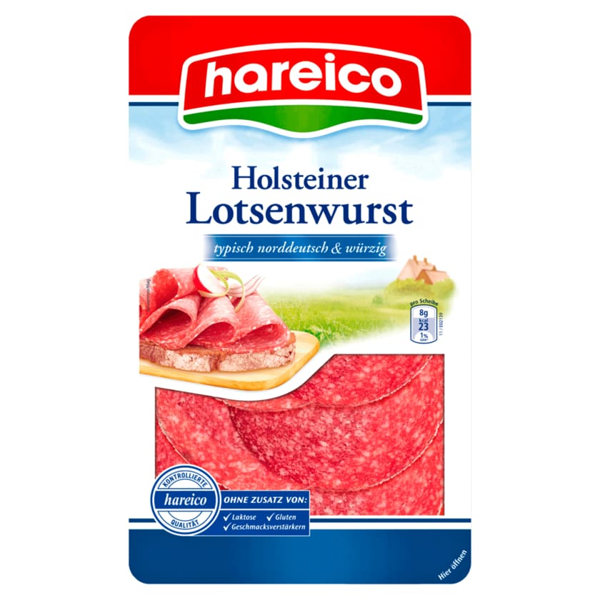 Hareico Holsteiner Lotsenwurst Mettwurst 1a 80g